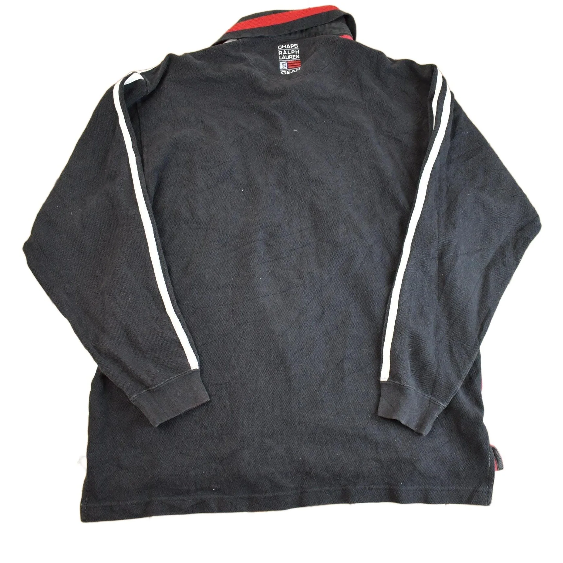 Vintage 1990s Chaps Ralph Lauren Rugby Sweater Men's XL - Image 2