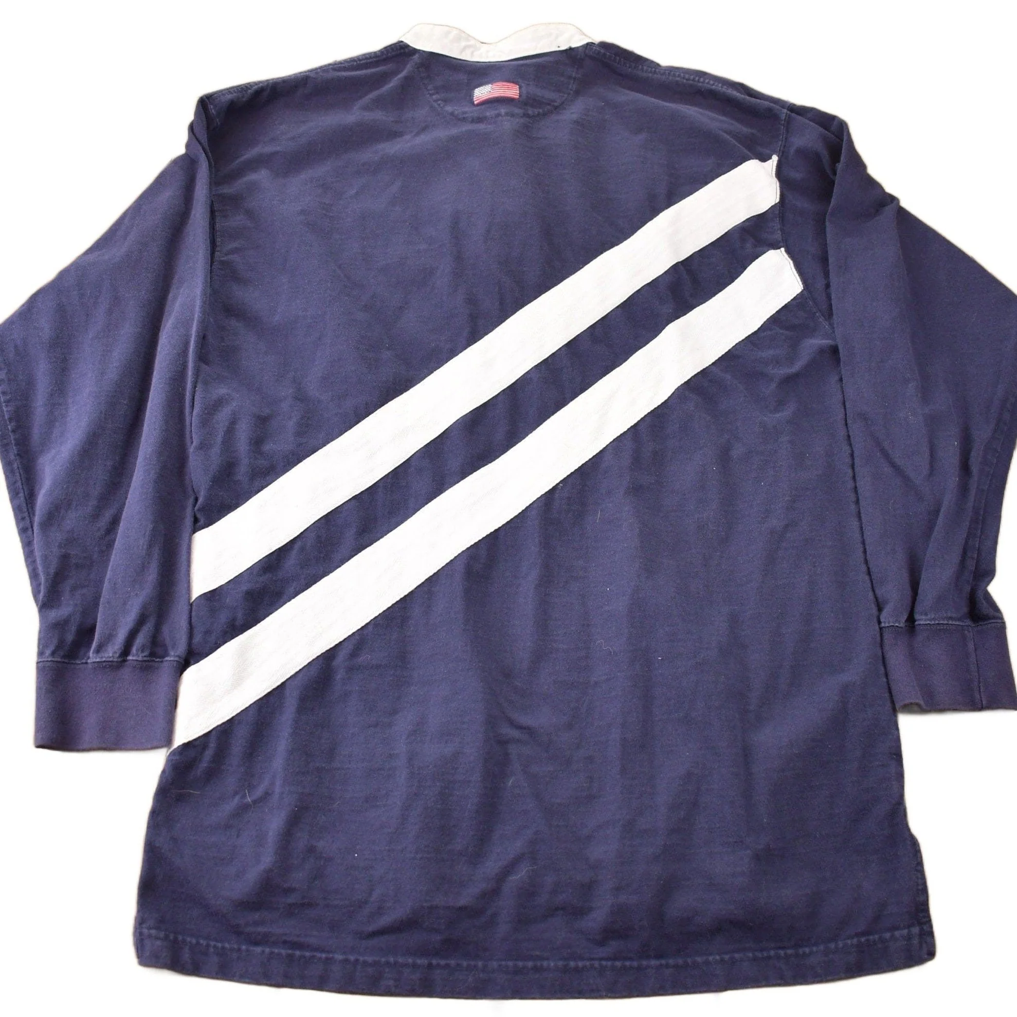 Vintage 1990s Chaps Ralph Lauren Rugby Sweatshirt Men's Large - Image 2