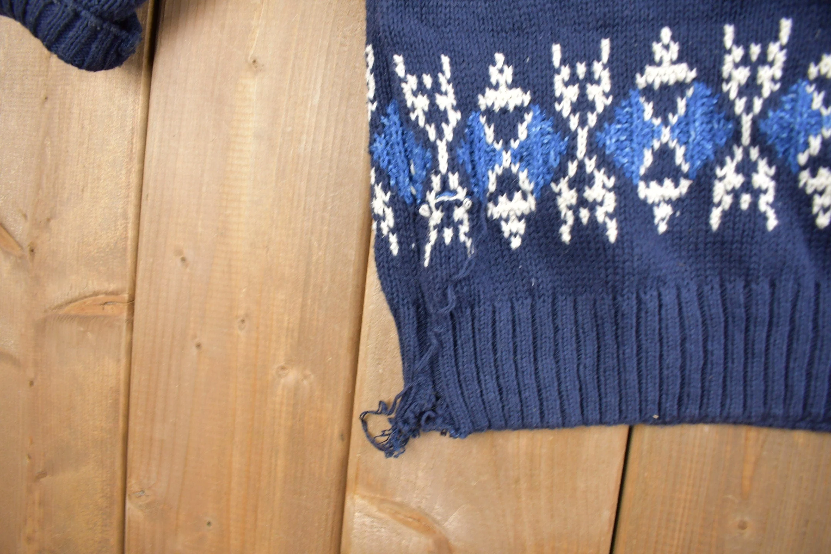 Vintage 1990s Chaps Ralph Lauren South Western Knit Sweater Men's XL - Image 6