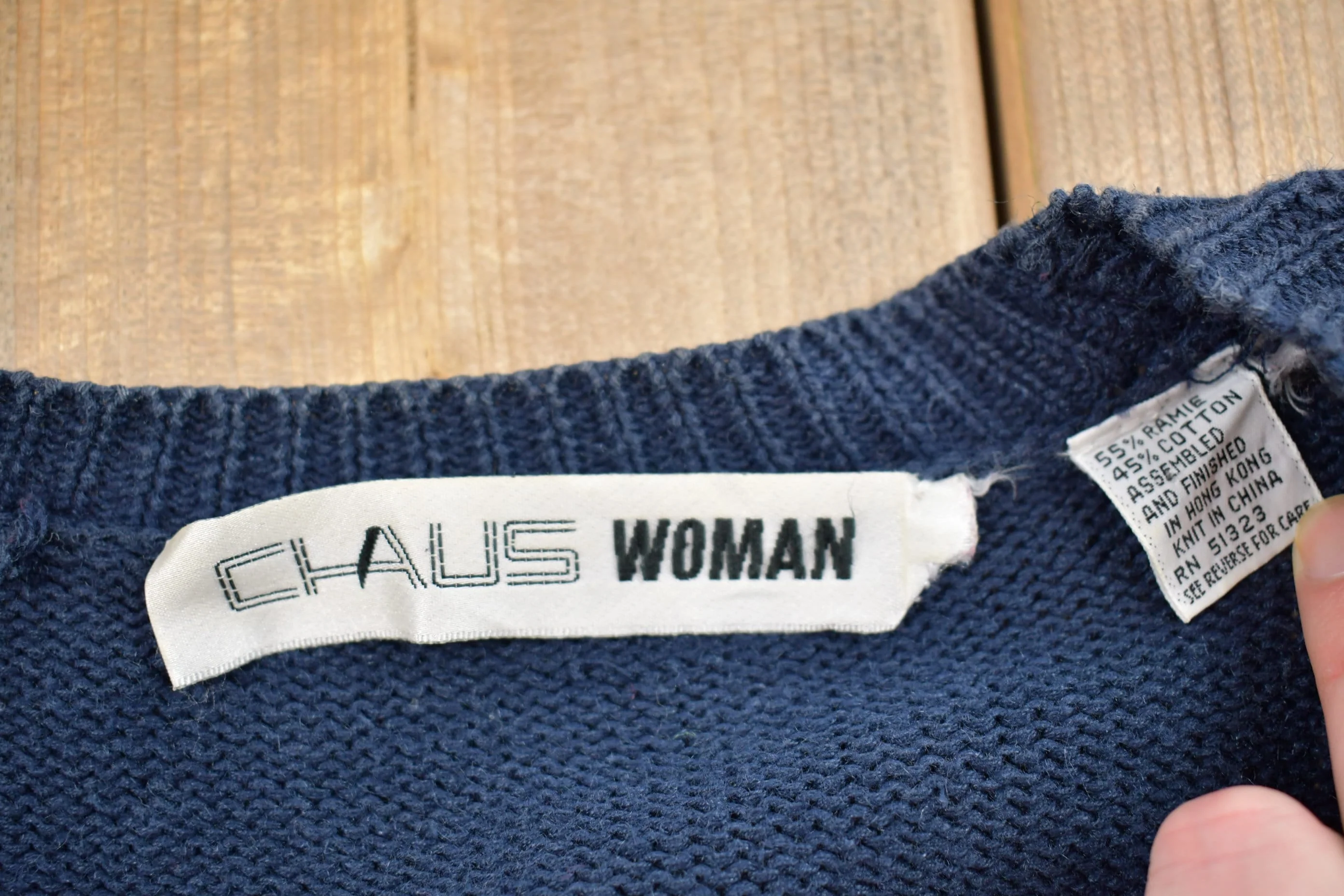 Vintage 1990s Chaus Abstract Knitted Cardigan Sweater Men's XL - Image 3