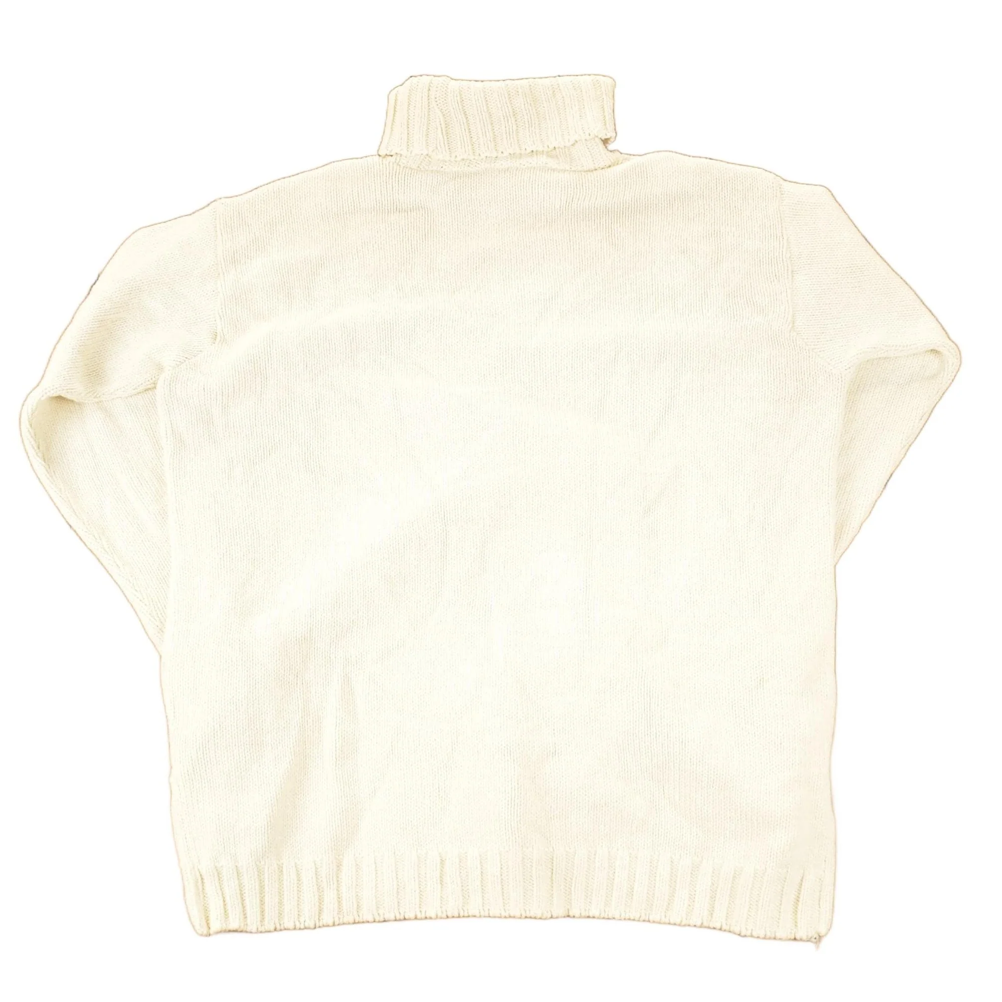 Vintage 1990s Chava Knit Turtleneck Sweater Men's L - Image 2