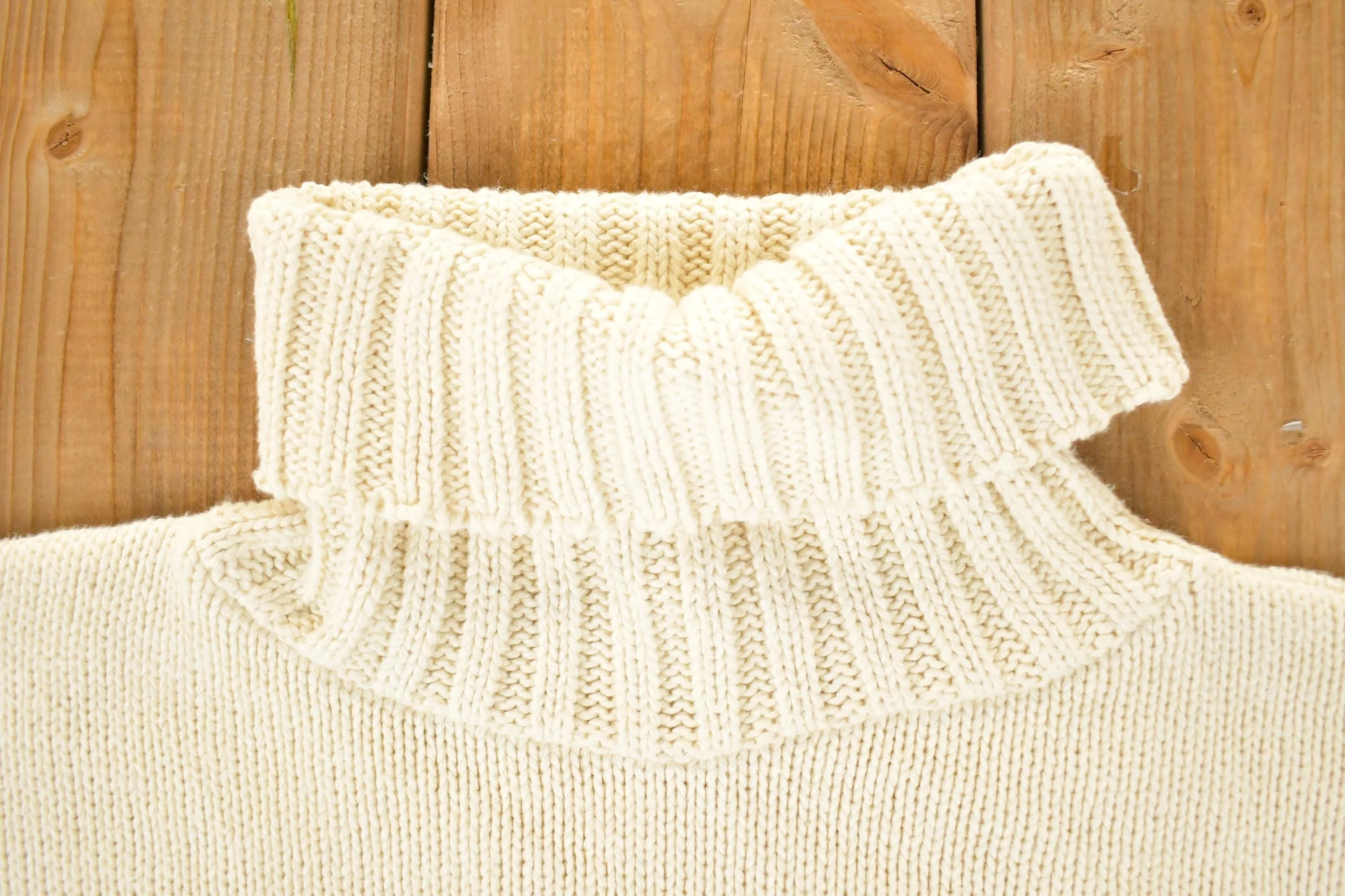 Vintage 1990s Chava Knit Turtleneck Sweater Men's L - Image 3