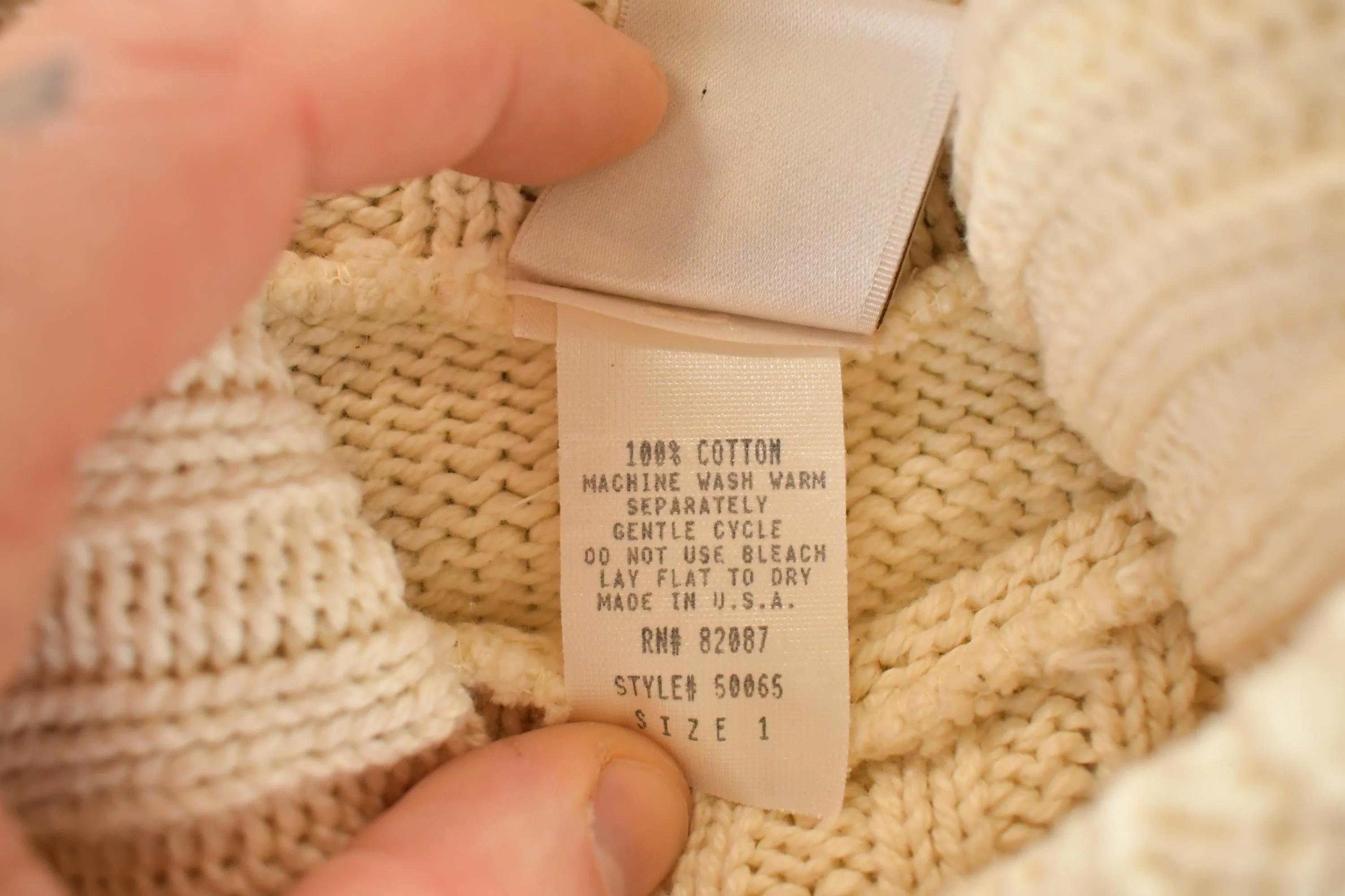 Vintage 1990s Chava Knit Turtleneck Sweater Men's L - Image 6