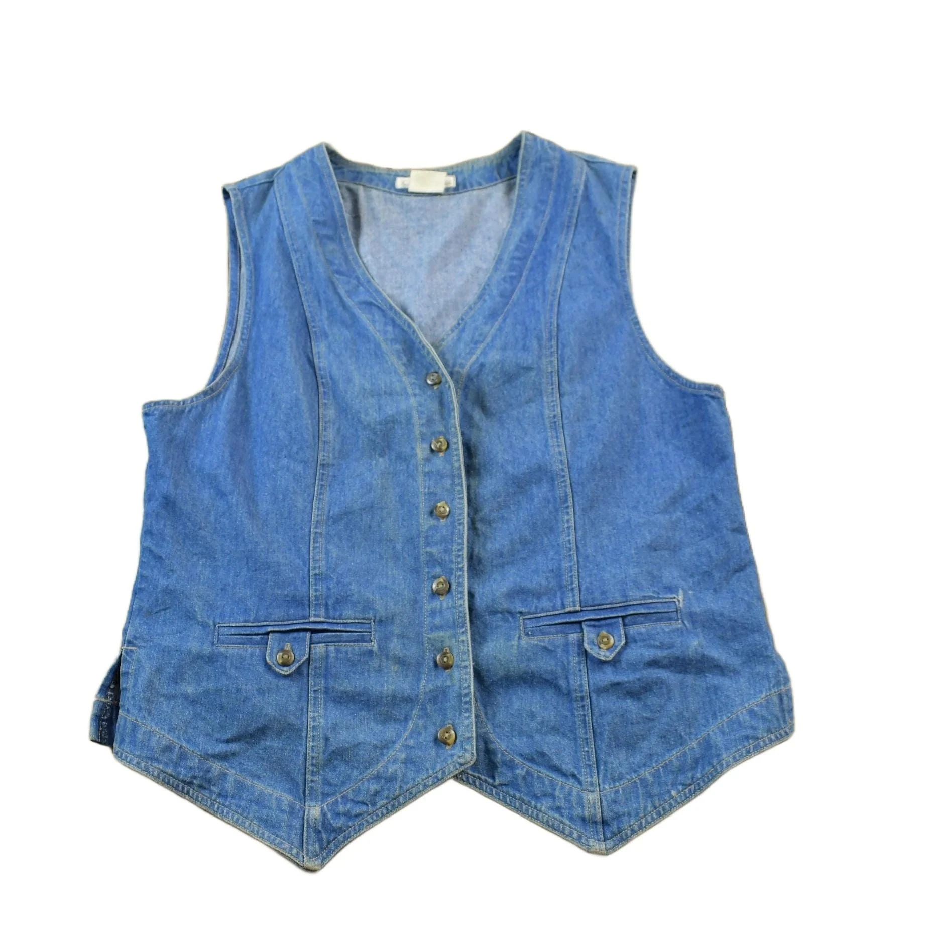 Vintage 1990s Cherokee Jean Button Up Vest Women's S