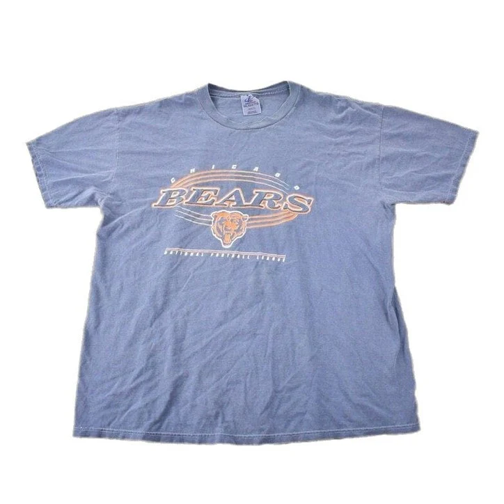 Vintage 1990s Chicago Bears NFL Football Graphic T-Shirt Men's XXL