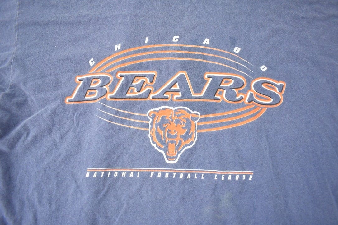 Vintage 1990s Chicago Bears NFL Football Graphic T-Shirt Men's XXL - Image 3
