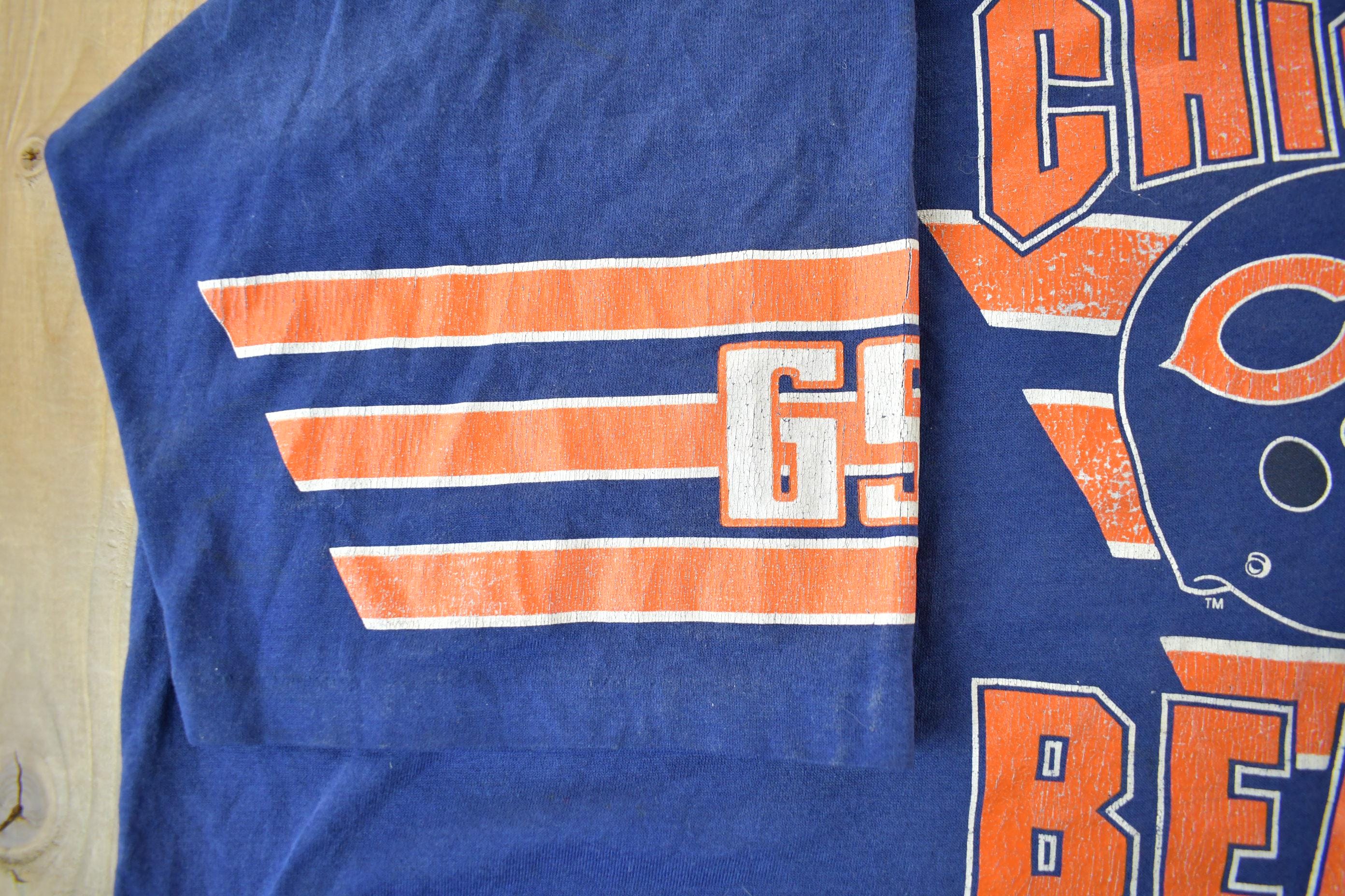 Vintage 1990s Chicago Bears NFL Graphic T-Shirt Men's 3XL - Image 4