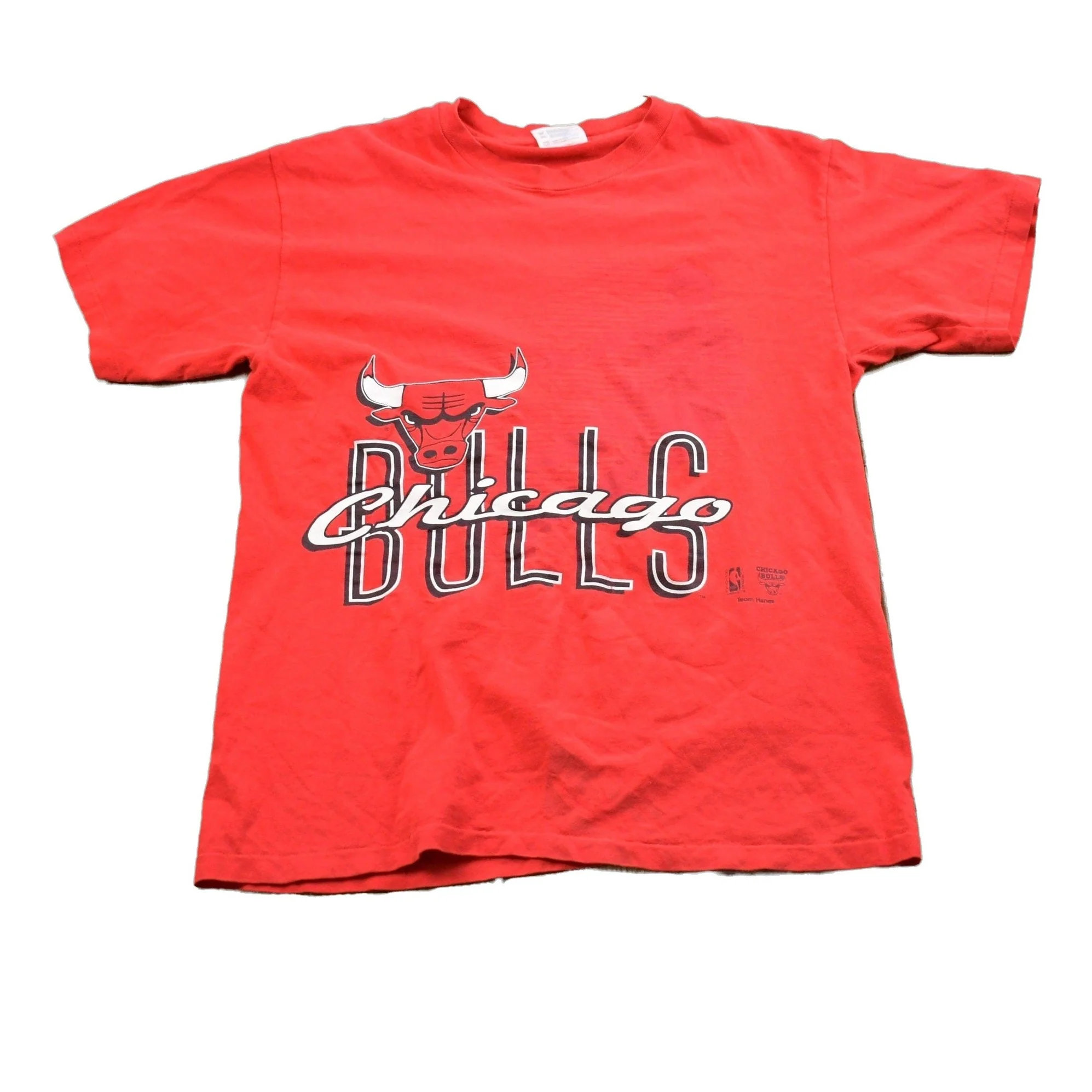 Vintage 1990s Chicago Bulls NBA Graphic T-Shirt Men's Small