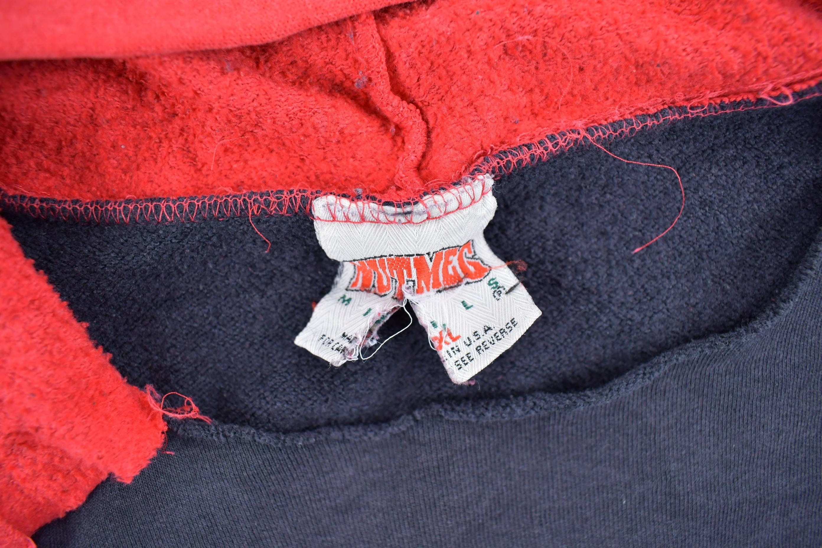 Vintage 1990s Chicago Bulls NBA Hoodie Made In USA Nutmeg Men's 2XL - Image 5