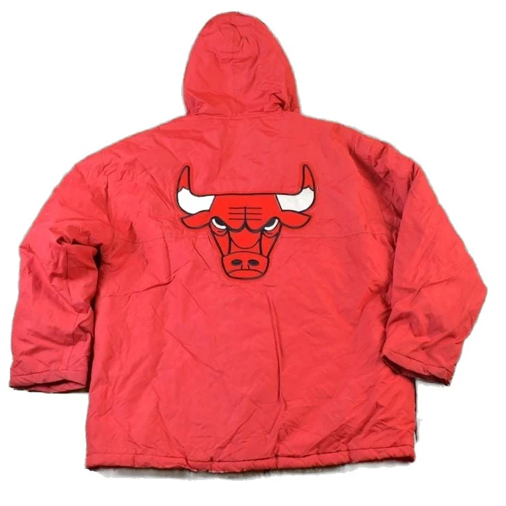 Vintage 1990s Chicago Bulls Start Line NBA Basketball Jacket Men's 2XL