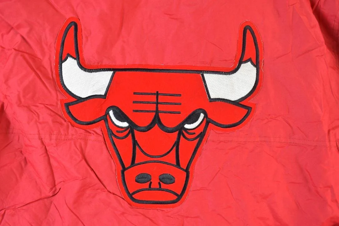 Vintage 1990s Chicago Bulls Start Line NBA Basketball Jacket Men's 2XL - Image 5