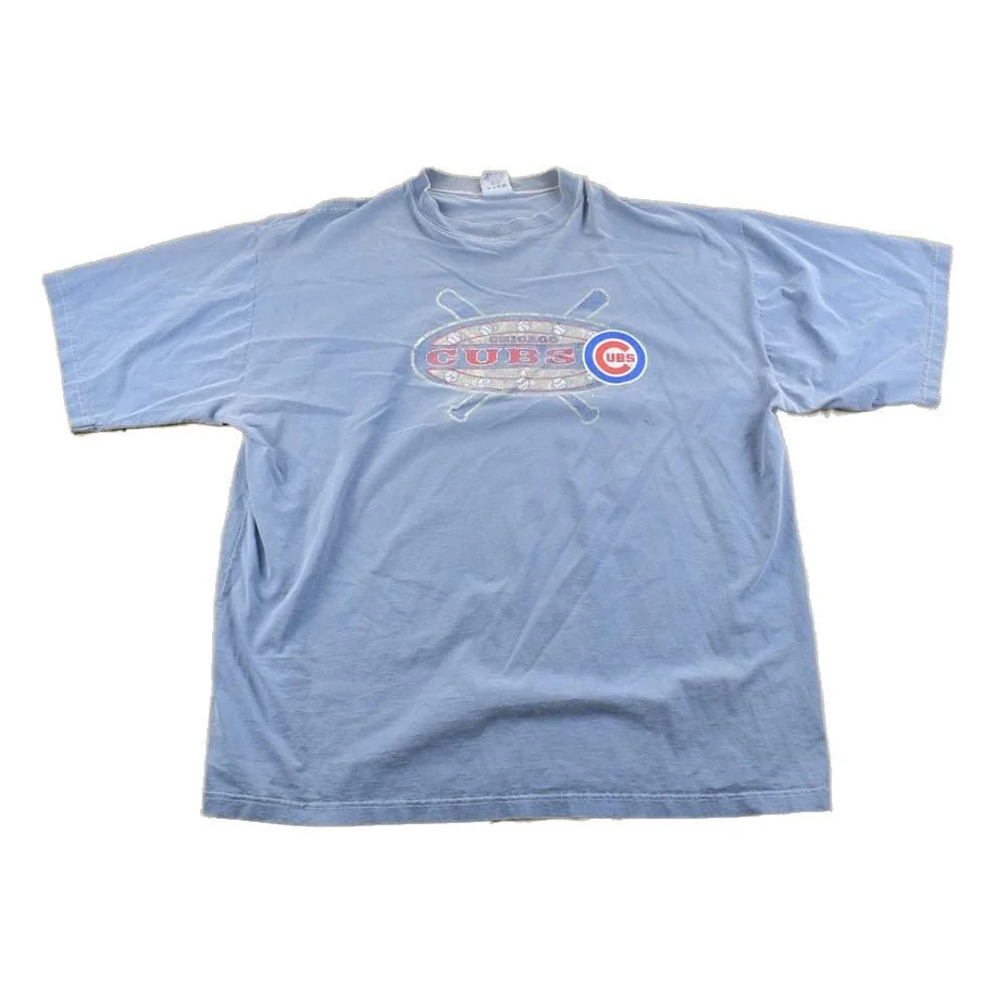 Vintage 1990s Chicago Cubs MLB Baseball Graphic T-Shirt Men's 2XL