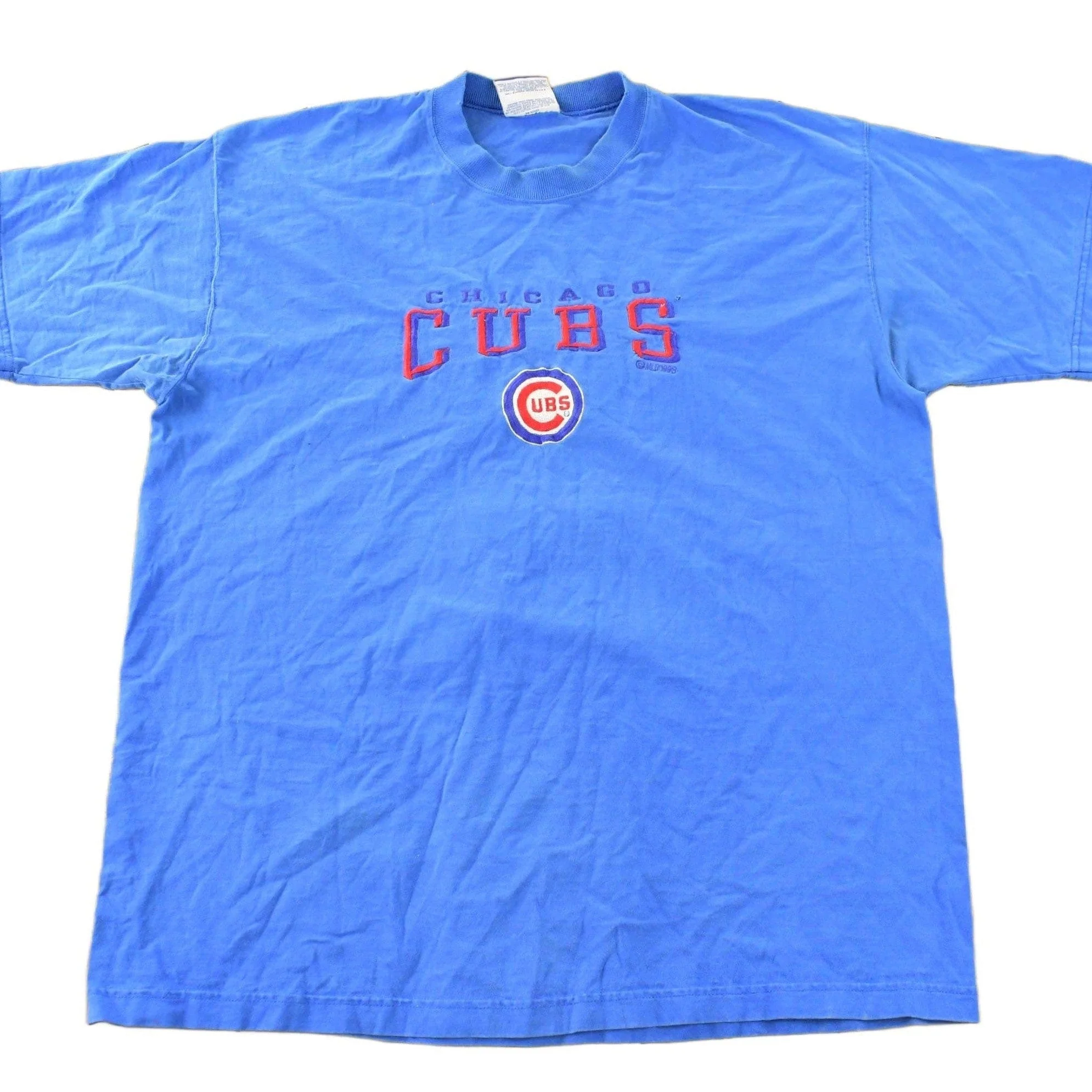 Vintage 1990s Chicago Cubs MLB Embroidered T-Shirt Men's 2XL