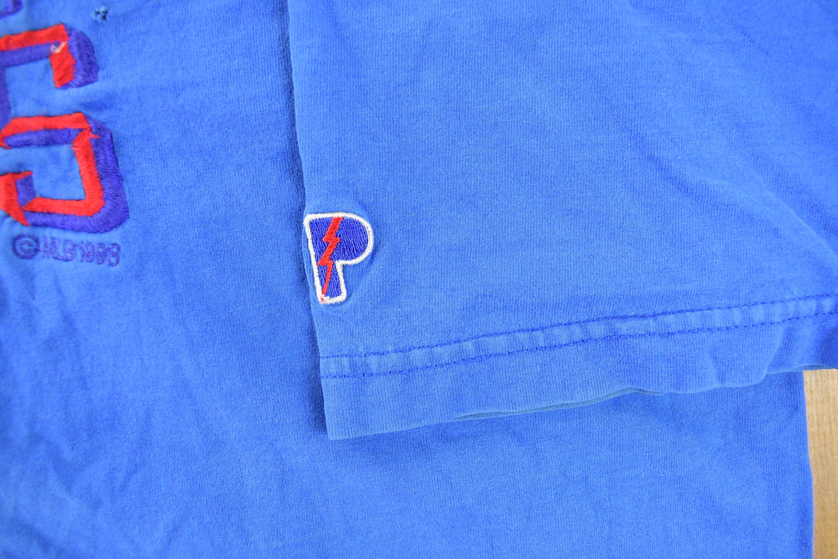 Vintage 1990s Chicago Cubs MLB Embroidered T-Shirt Men's 2XL - Image 6