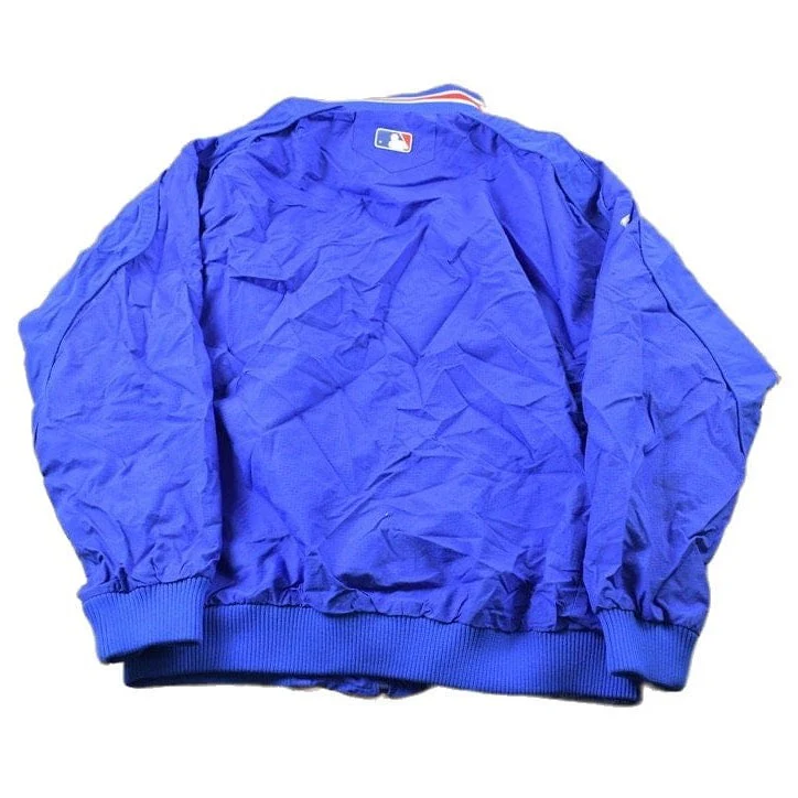 Vintage 1990s Chicago Cubs MLB Majestic Windbreaker Baseball Sportswear Youth Large - Image 2