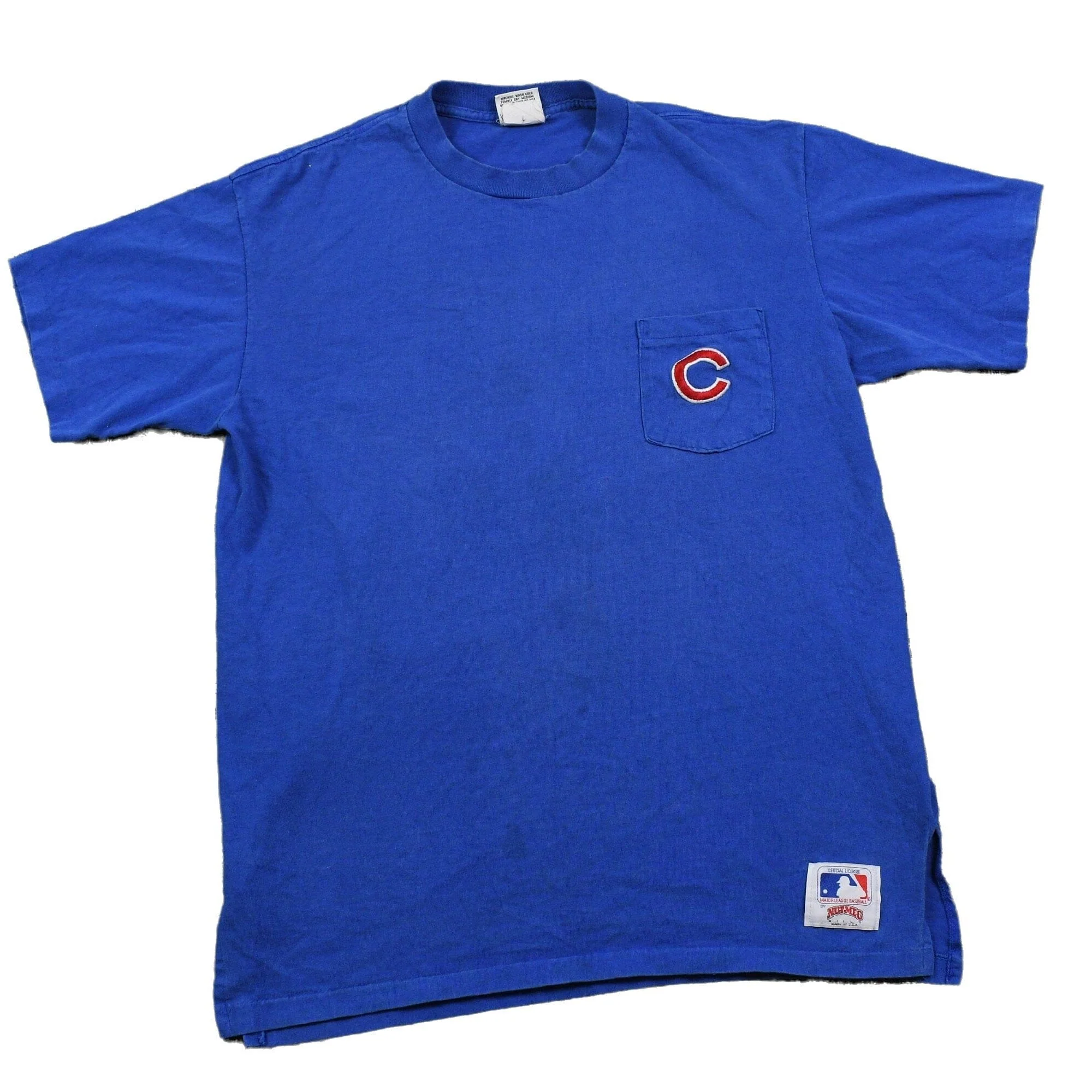 Vintage 1990s Chicago Cubs MLB Nutmeg Sportswear T-Shirt Men's XL - Image 2