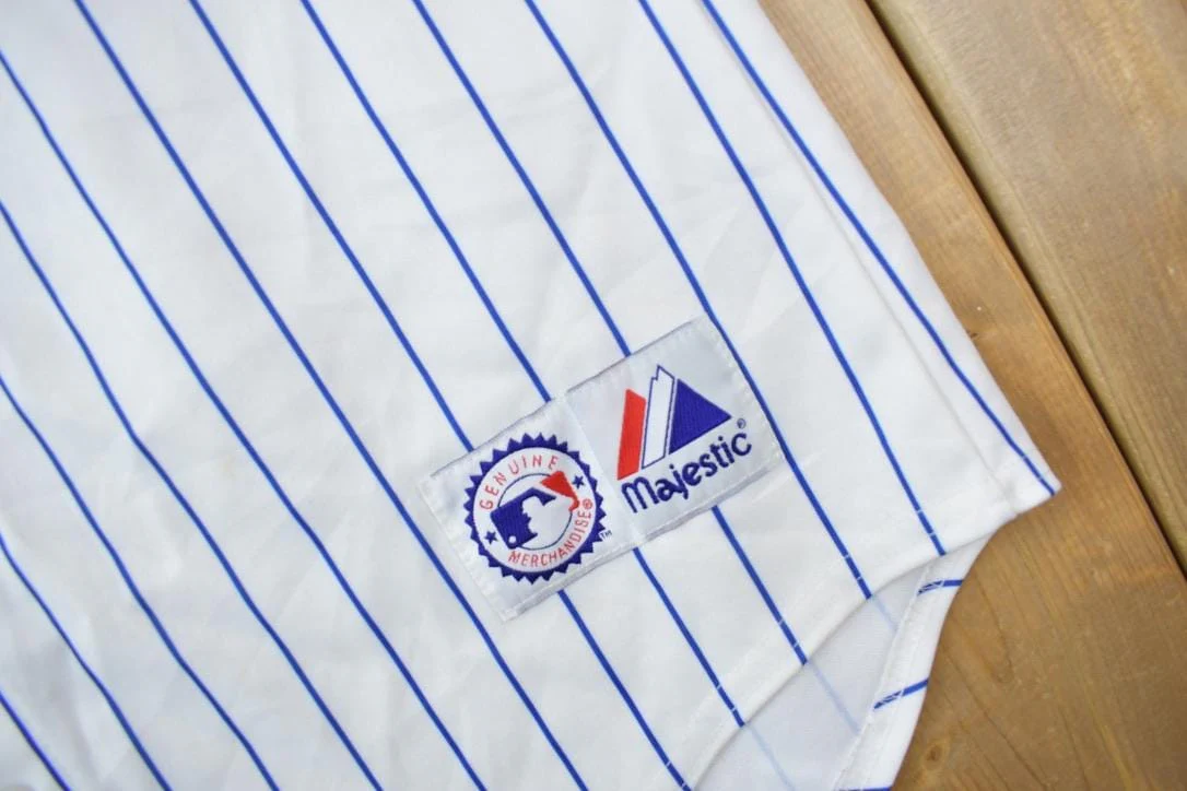 Vintage 1990s Chicago Cubs Wood MLB Majestic Baseball Jersey Men's XL - Image 6