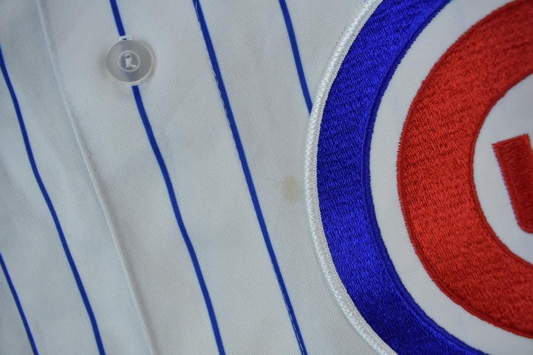 Vintage 1990s Chicago Cubs Wood MLB Majestic Baseball Jersey Men's XL - Image 8