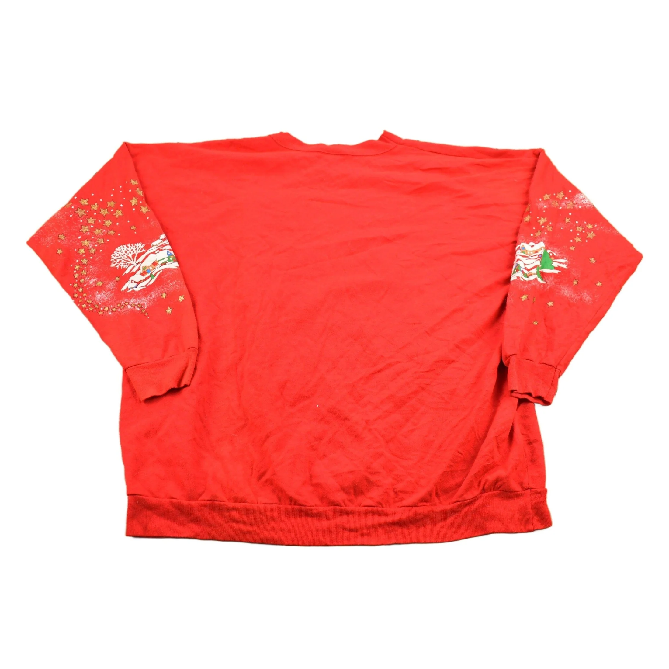 Vintage 1990s Christmas Sweater Men's XL - Image 2