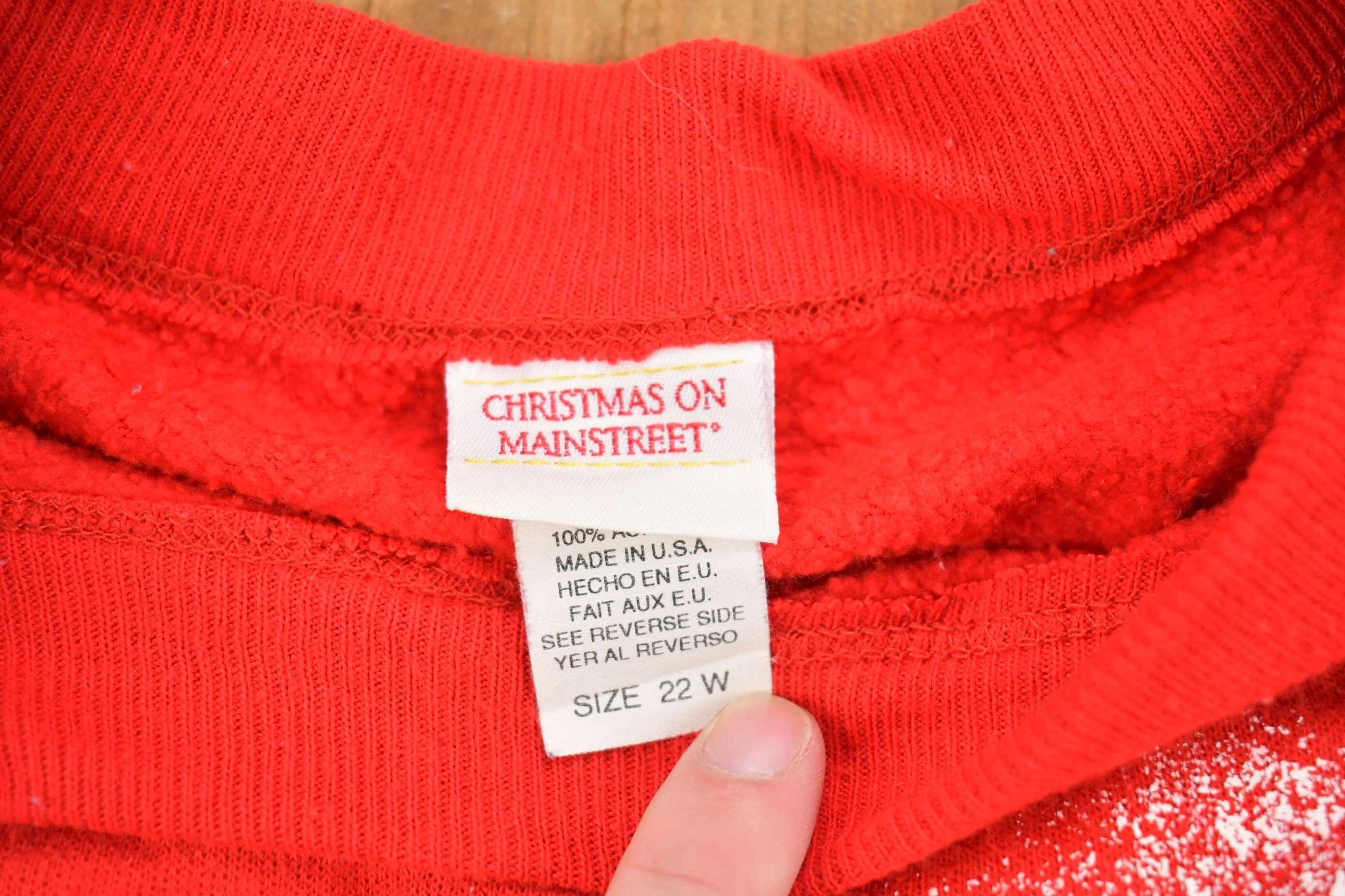 Vintage 1990s Christmas Sweater Men's XL - Image 3