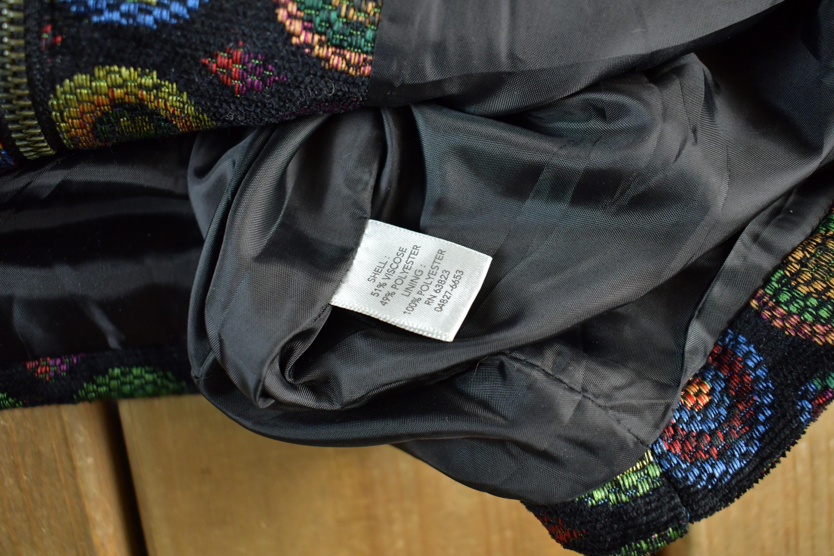 Vintage 1990s Christopher Banks All Over Print Full Zip Jacket Women's Medium - Image 5
