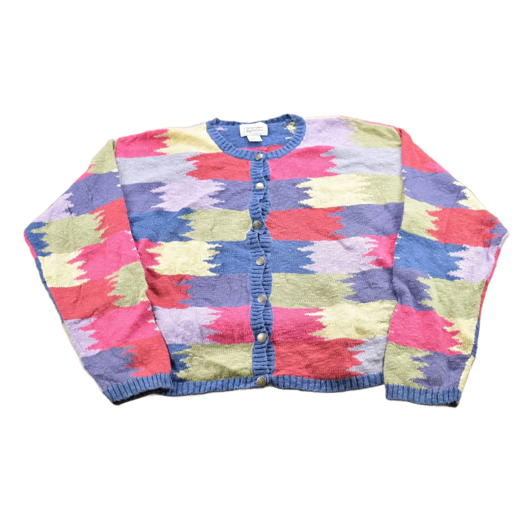 Vintage 1990s Christopher & Banks Knit Cardigan Sweater Women's M