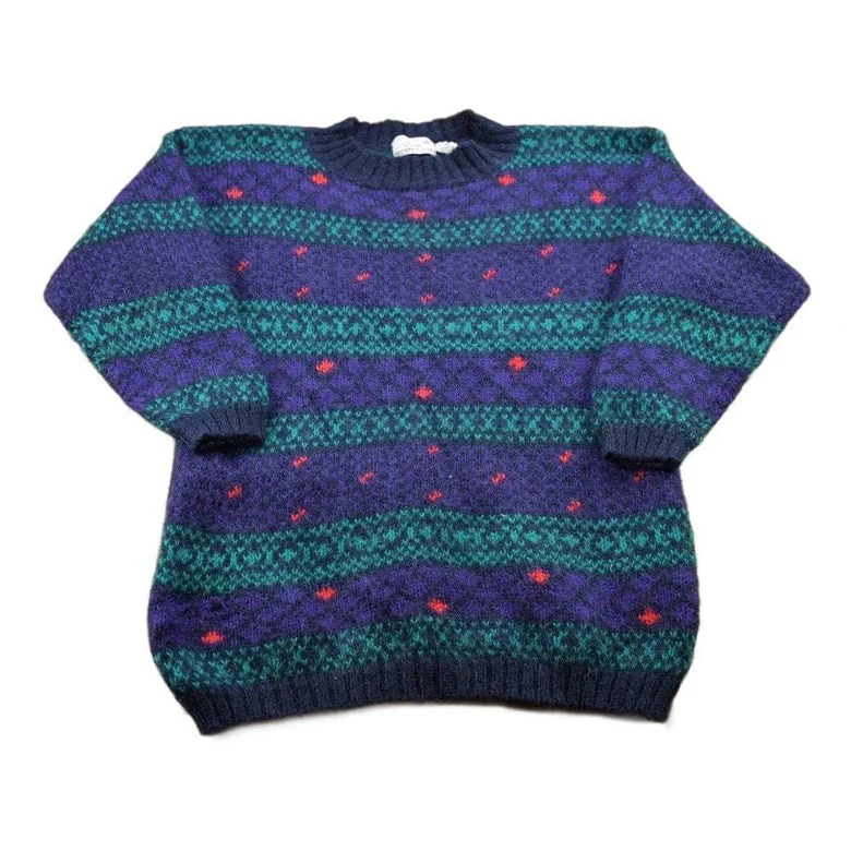 Vintage 1990s Christopher & Banks Knitted Crewneck Sweater Men's Medium