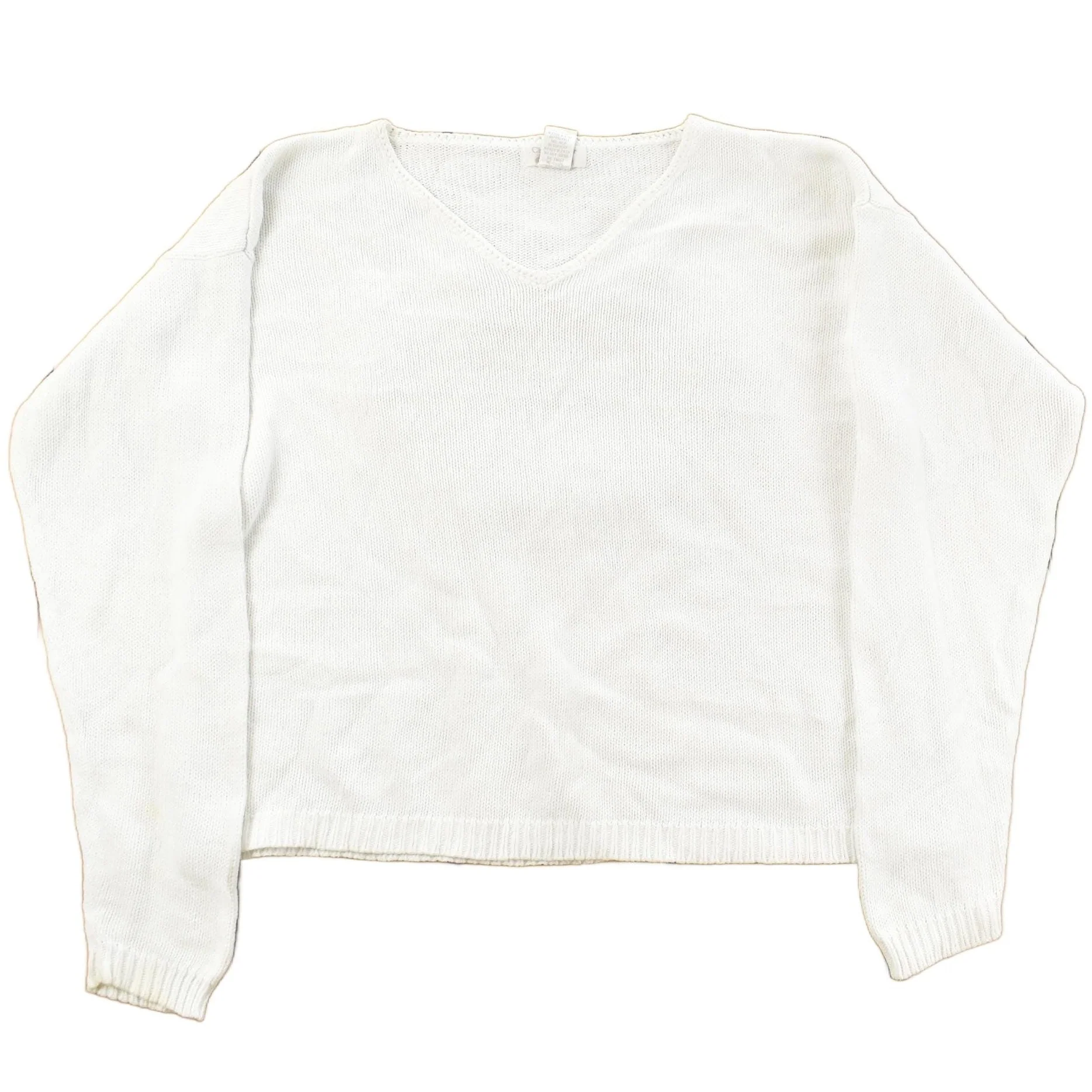 Vintage 1990s Christopher & Banks V Neck Knit Crewneck Sweater Women's S