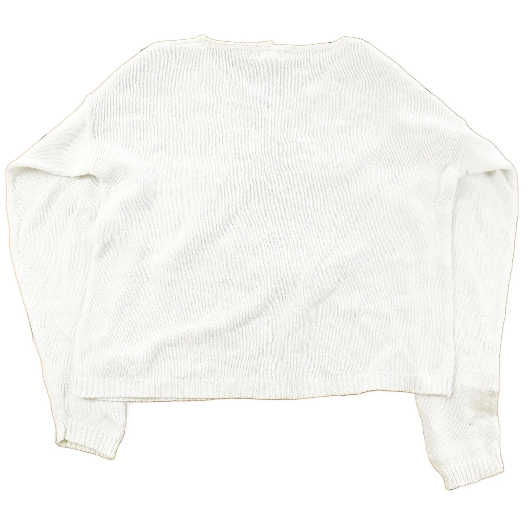 Vintage 1990s Christopher & Banks V Neck Knit Crewneck Sweater Women's S - Image 2