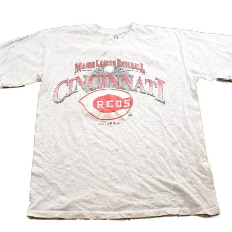 Vintage 1990s Cincinnati Reds MLB Graphic T-Shirt Men's Small