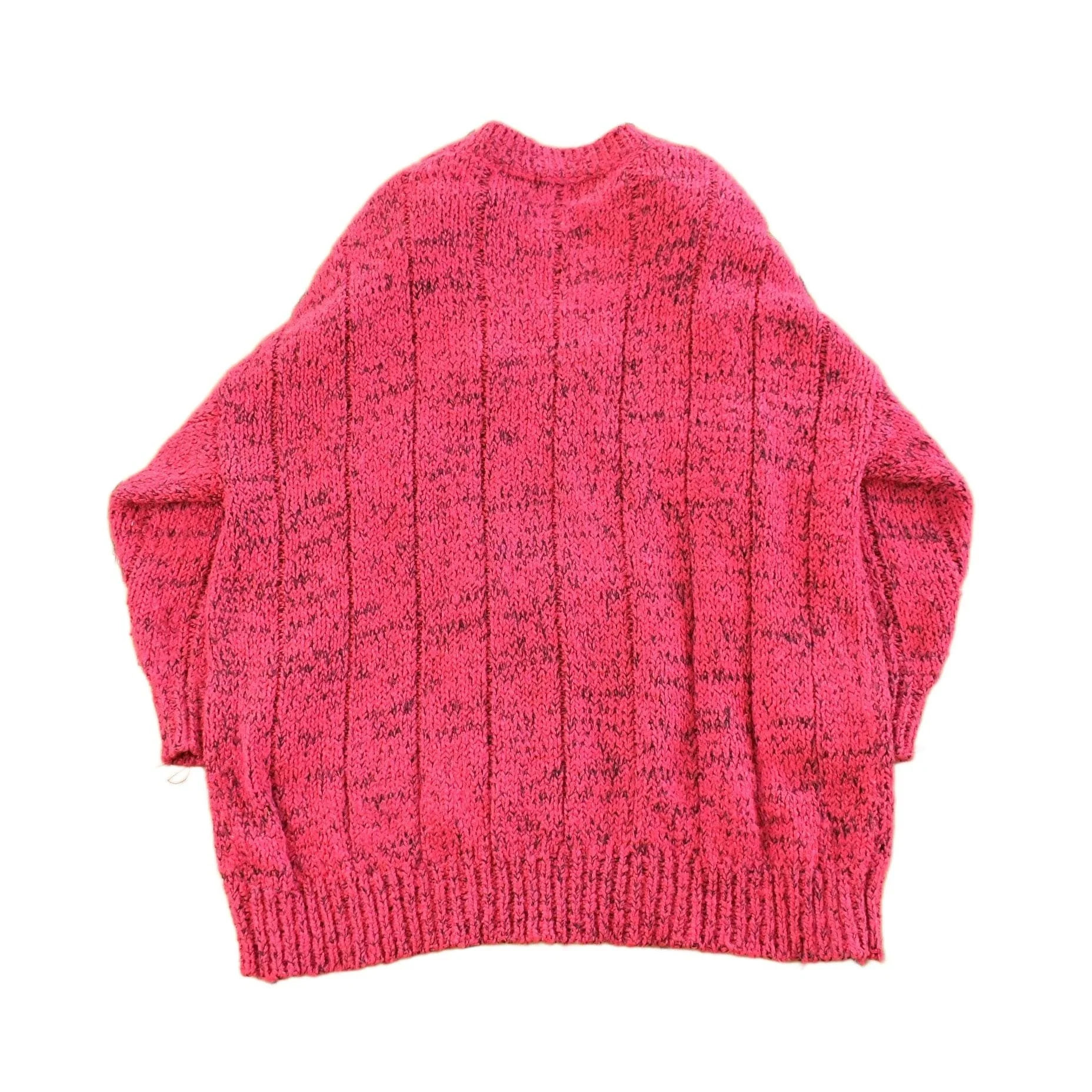 Vintage 1990s Classic Essentials Henley Knit Sweater Women's M - Image 2
