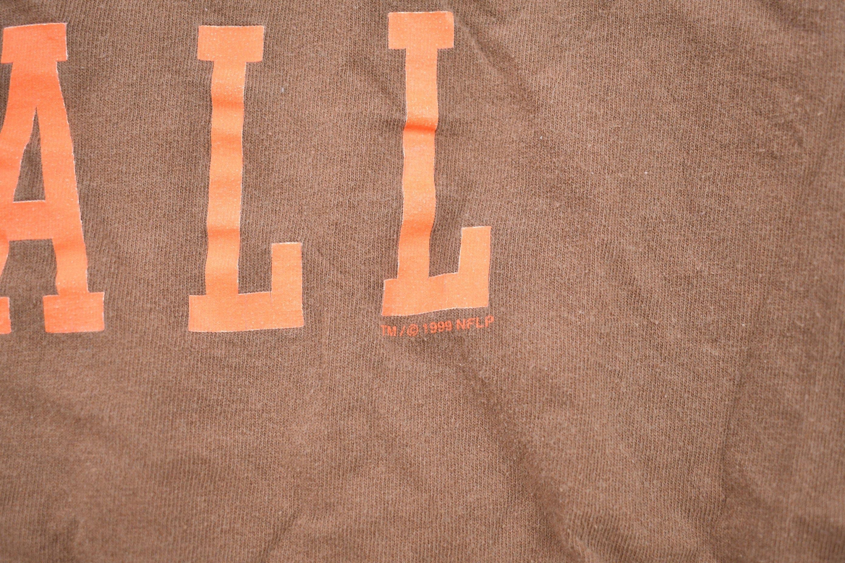 Vintage 1990s Cleveland Browns Football NFL Graphic T-Shirt Men's XL - Image 5
