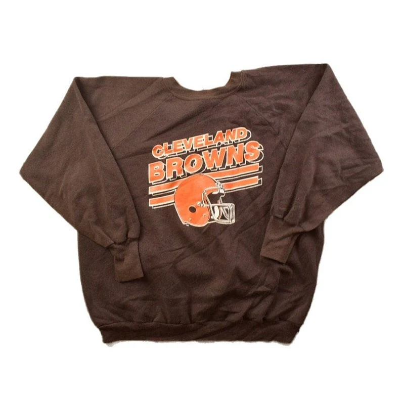 Vintage 1990s Cleveland Browns NFL Crewneck Sweatshirt Men's XL