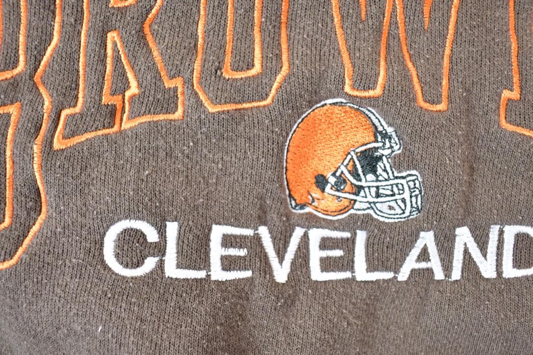 Vintage 1990s Cleveland Browns NFL Crewneck Sweatshirt Men's Large - Image 5