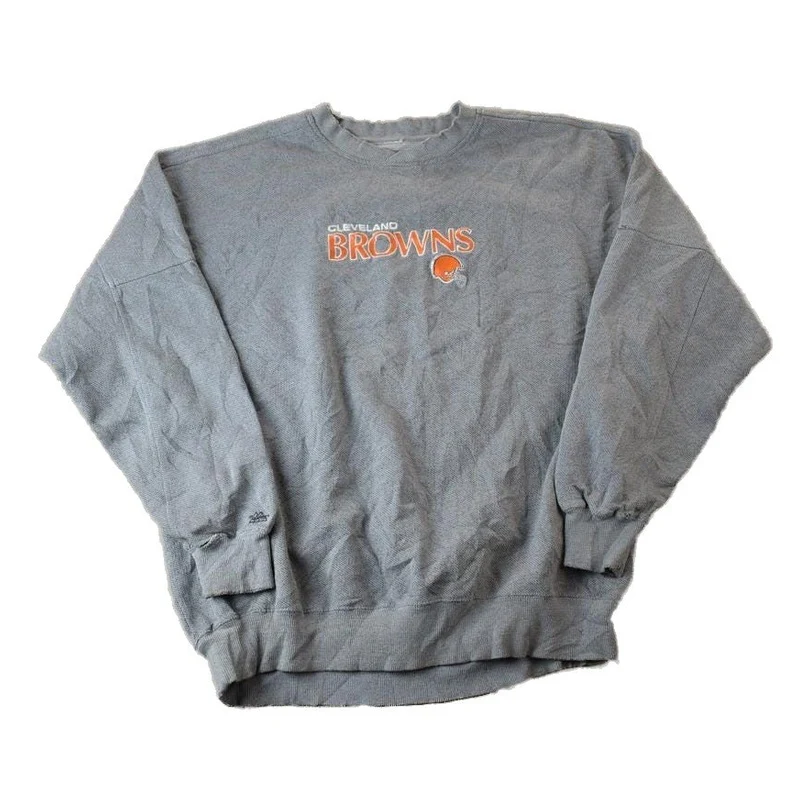 Vintage 1990s Cleveland Browns NFL Crewneck Sweatshirt Men's XL