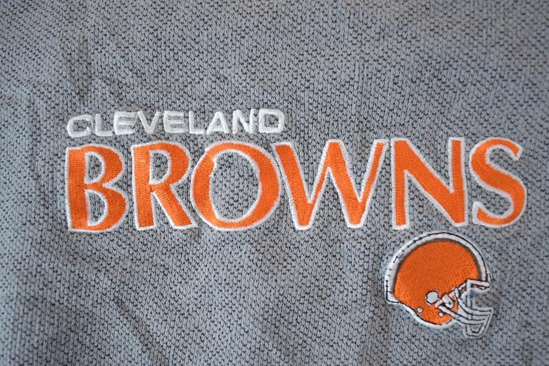 Vintage 1990s Cleveland Browns NFL Crewneck Sweatshirt Men's XL - Image 3