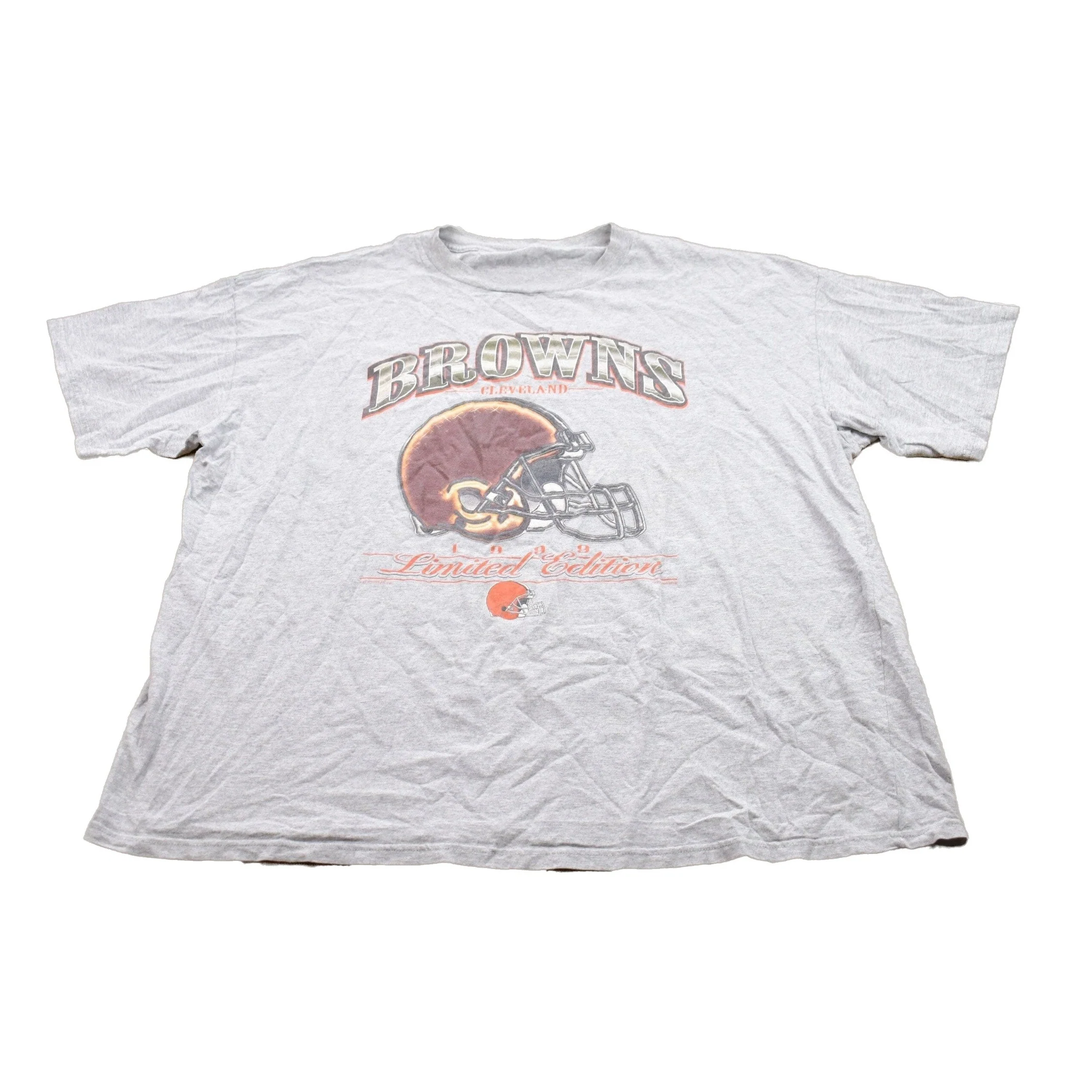 Vintage 1990s Cleveland Browns NFL Graphic T-Shirt Men's 2XL