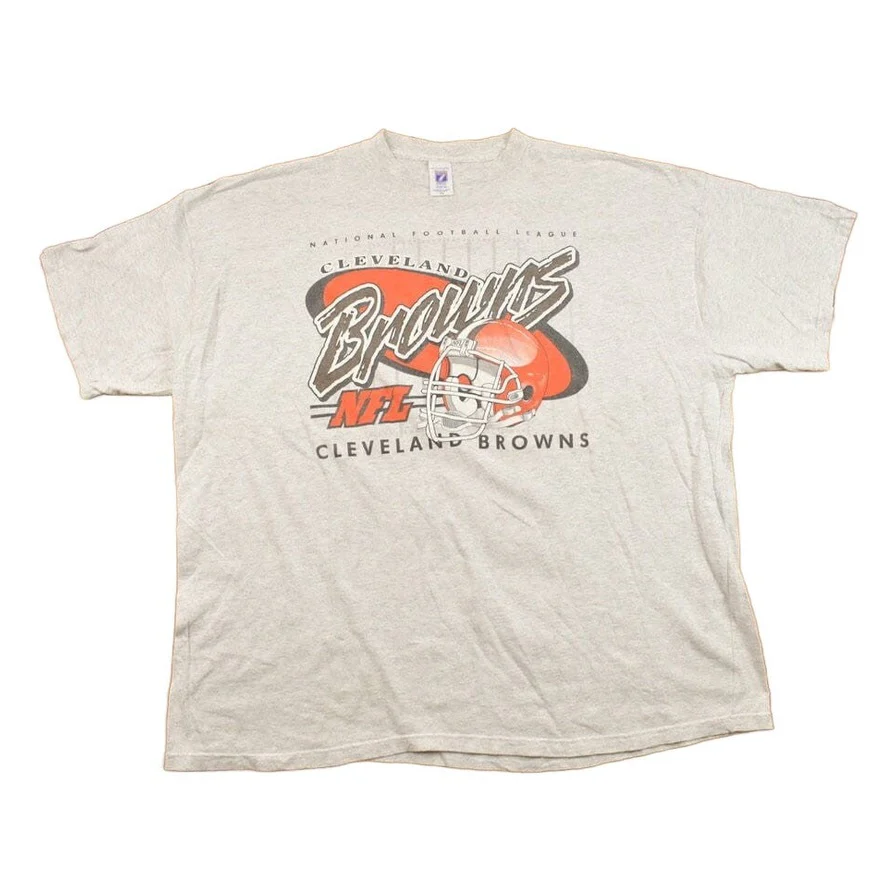 Vintage 1990s Cleveland Browns NFL Graphic T-Shirt Men's 2XL