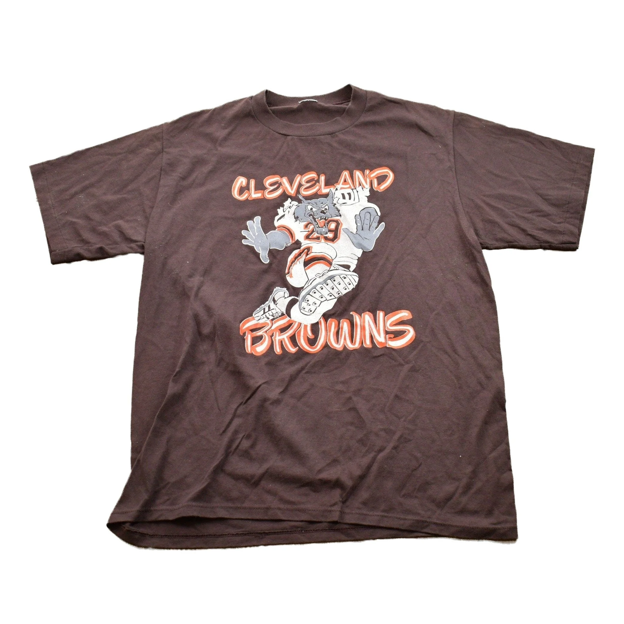 Vintage 1990s Cleveland Browns NFL Graphic T-Shirt Men's Large