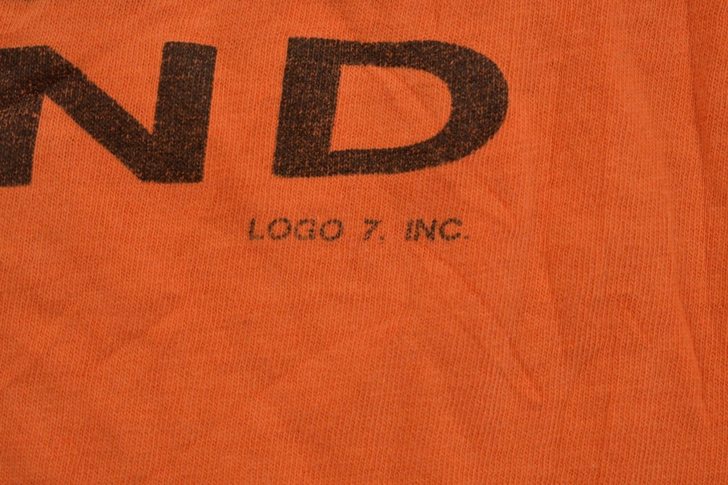 Vintage 1990s Cleveland Browns NFL Logo 7 Graphic T-Shirt Men's Large - Image 6