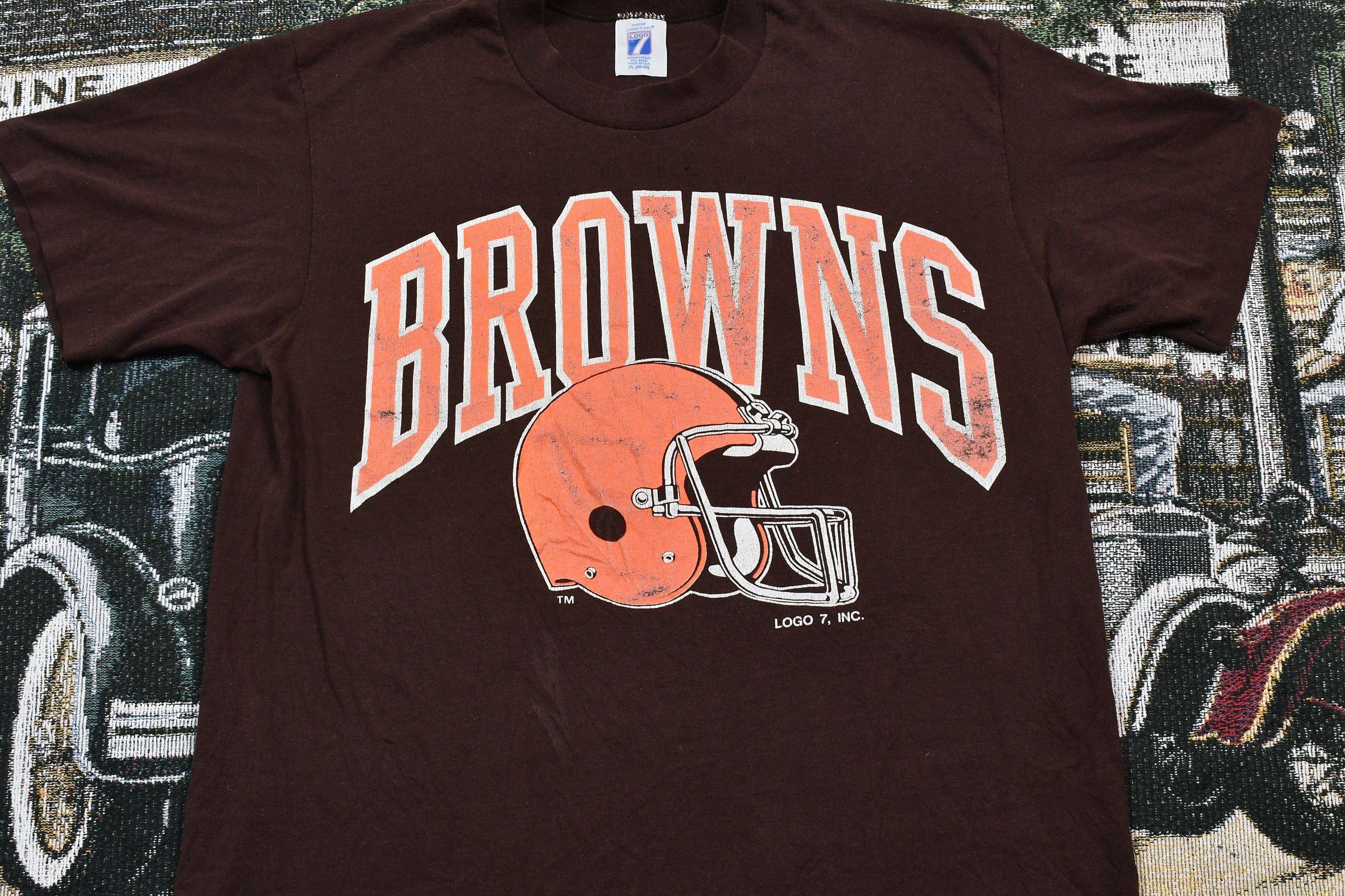 Vintage 1990s Cleveland Browns NFL T-Shirt Men's XL - Image 3