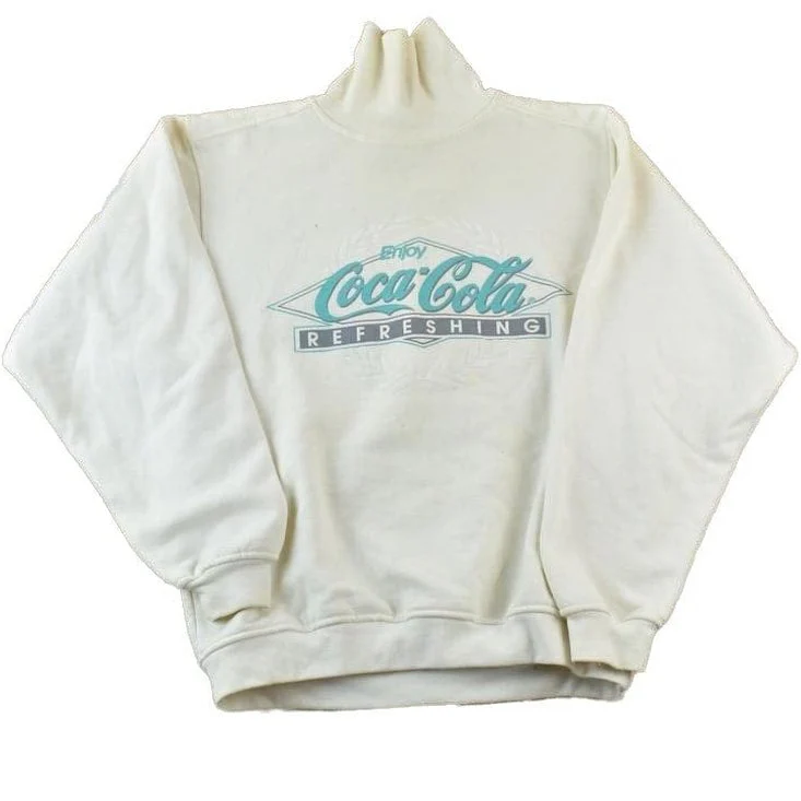 Vintage 1990s Coca Cola Crewneck Sweatshirt Made In USA