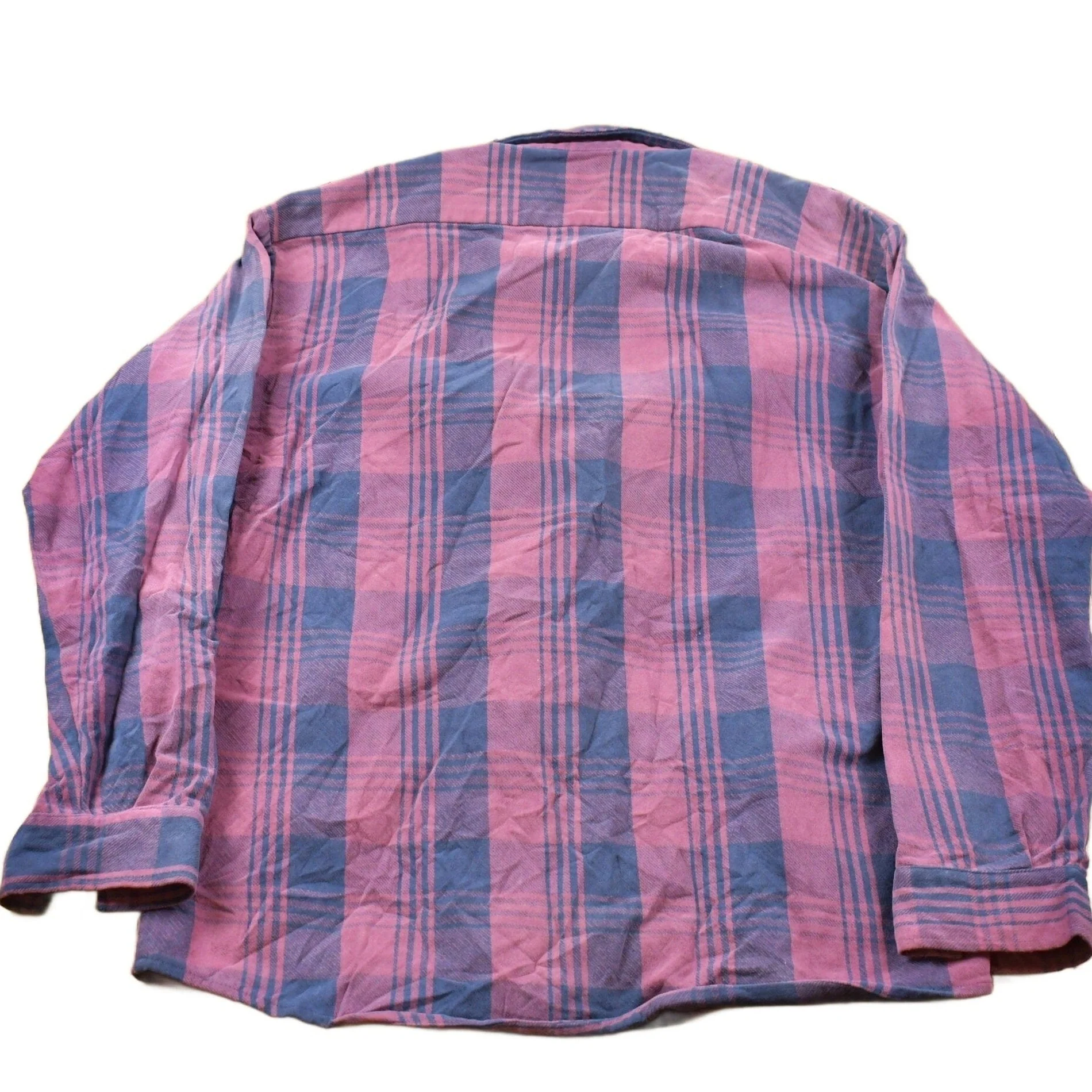 Vintage 1990s Codet Plaid Button Up Shirt Men's XL - Image 2