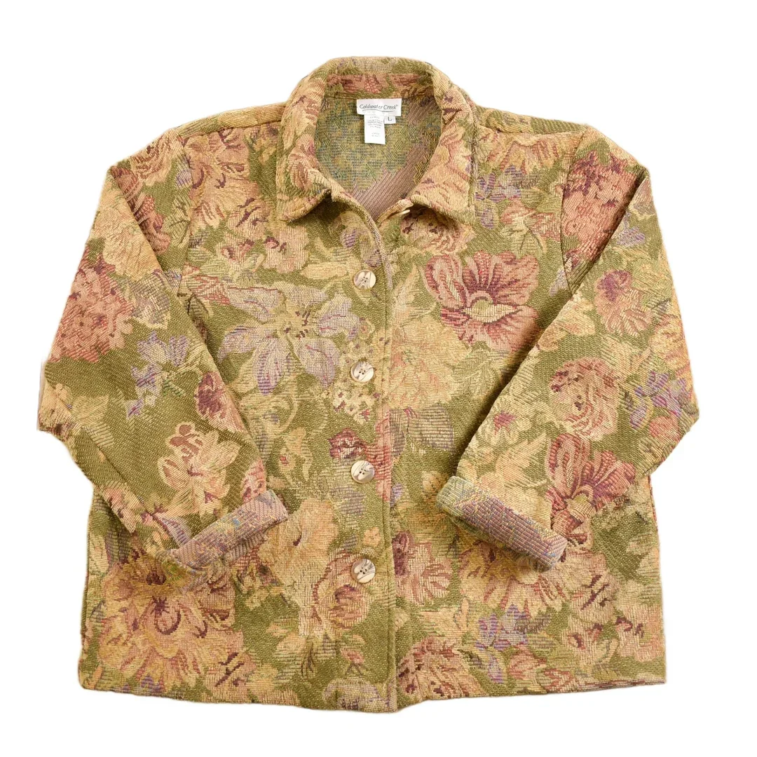 Vintage 1990's Coldwater Creek Button Up Jacket Women's M