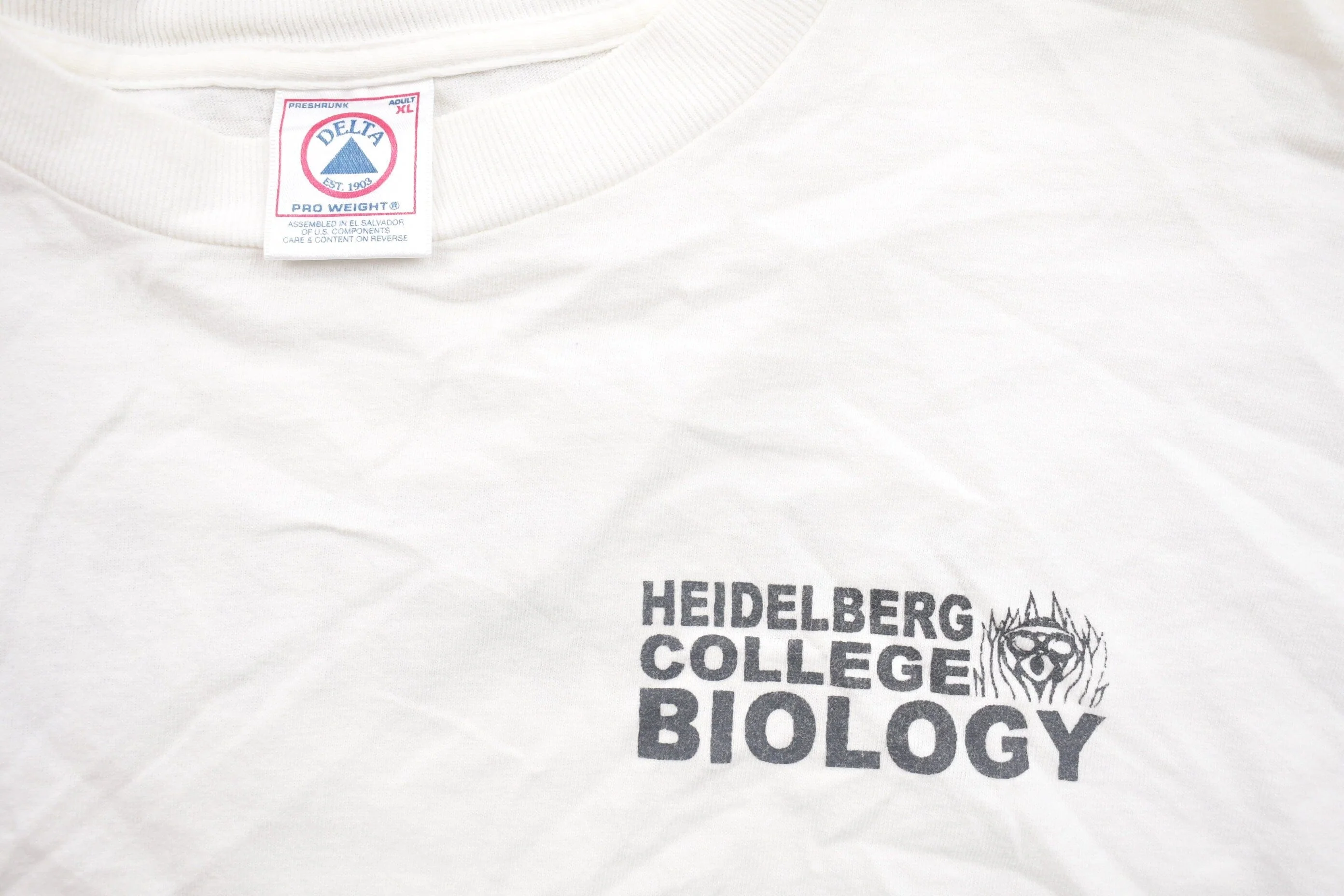 Vintage 1990s College Biology Crewneck Sweatshirt Men's XL - Image 3