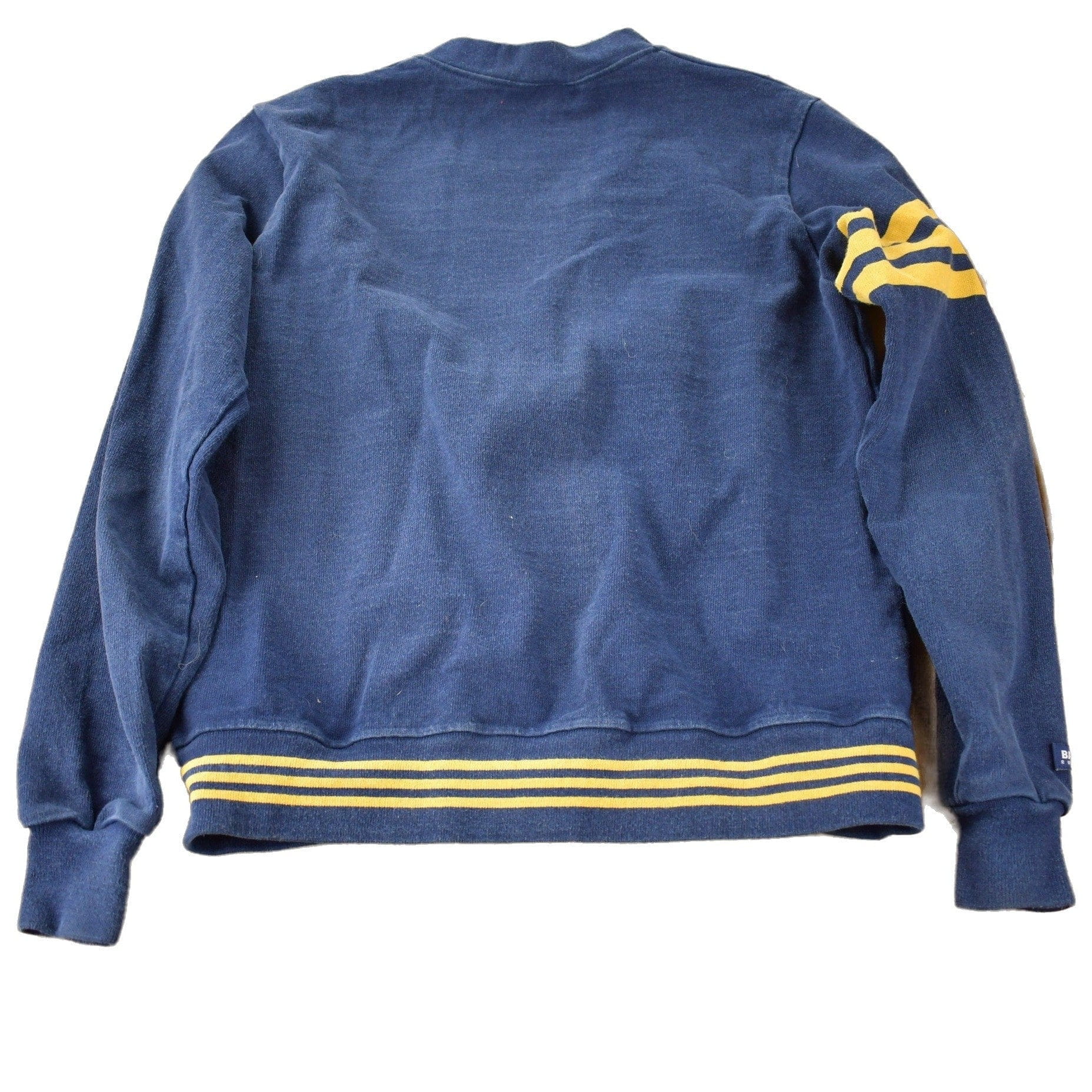 Vintage 1990s Collegiate Style Barbarian Rugby Wear Cardigan Sweatshirt Men's S - Image 2