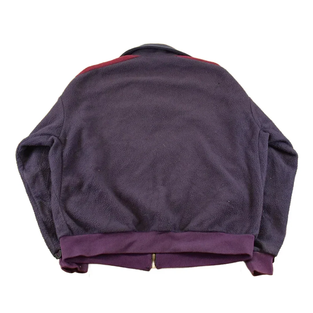 Vintage 1990s Columbia Sportswear Abstract Collar Fleece Sweater Men's XL - Image 2