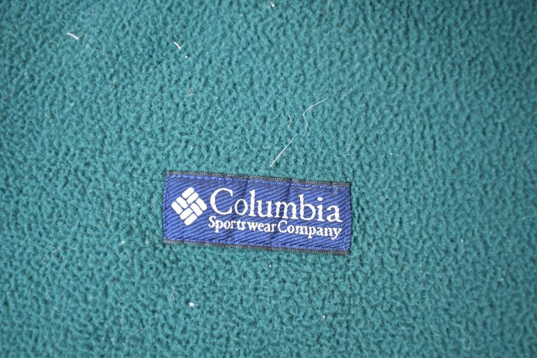 Vintage 1990s Columbia Sportswear Full Zip Collared Fleece Sweater Mens XL - Image 3