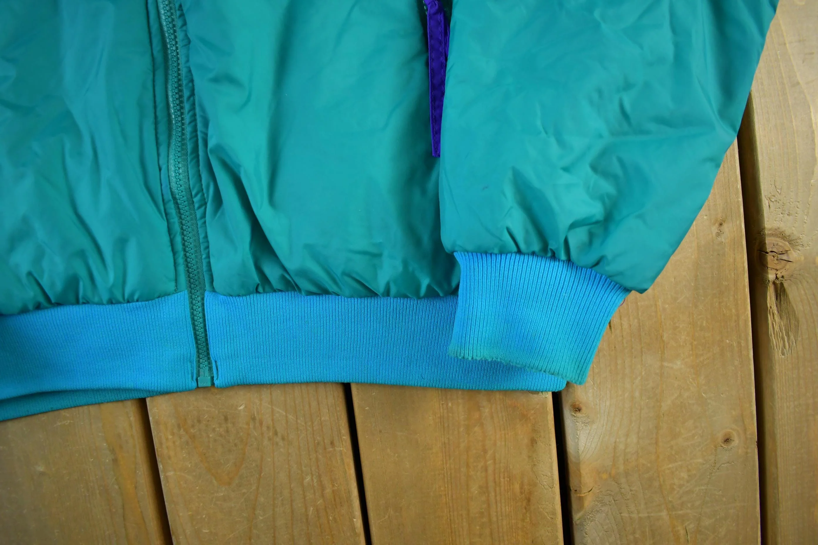Vintage 1990s Columbia Sportswear Reversible Puffer Jacket Men's XL - Image 4