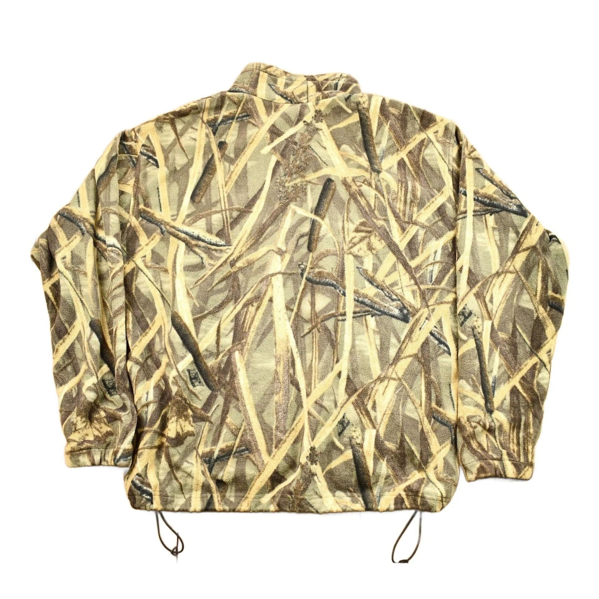 Vintage 1990s Columbia Sportswear Tree Camo Fleece Sweater Men's 2XL - Image 2